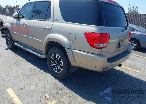 2005 Toyota Sequoia Sr5 V8 из США, поврежденный, VIN 5TDBT44A55S243995